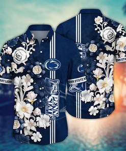 Penn State Nittany Lions NCAA Flower Hawaii Shirt For Fans Ver 25