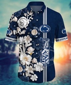 Penn State Nittany Lions NCAA Flower Hawaii Shirt For Fans Ver 25