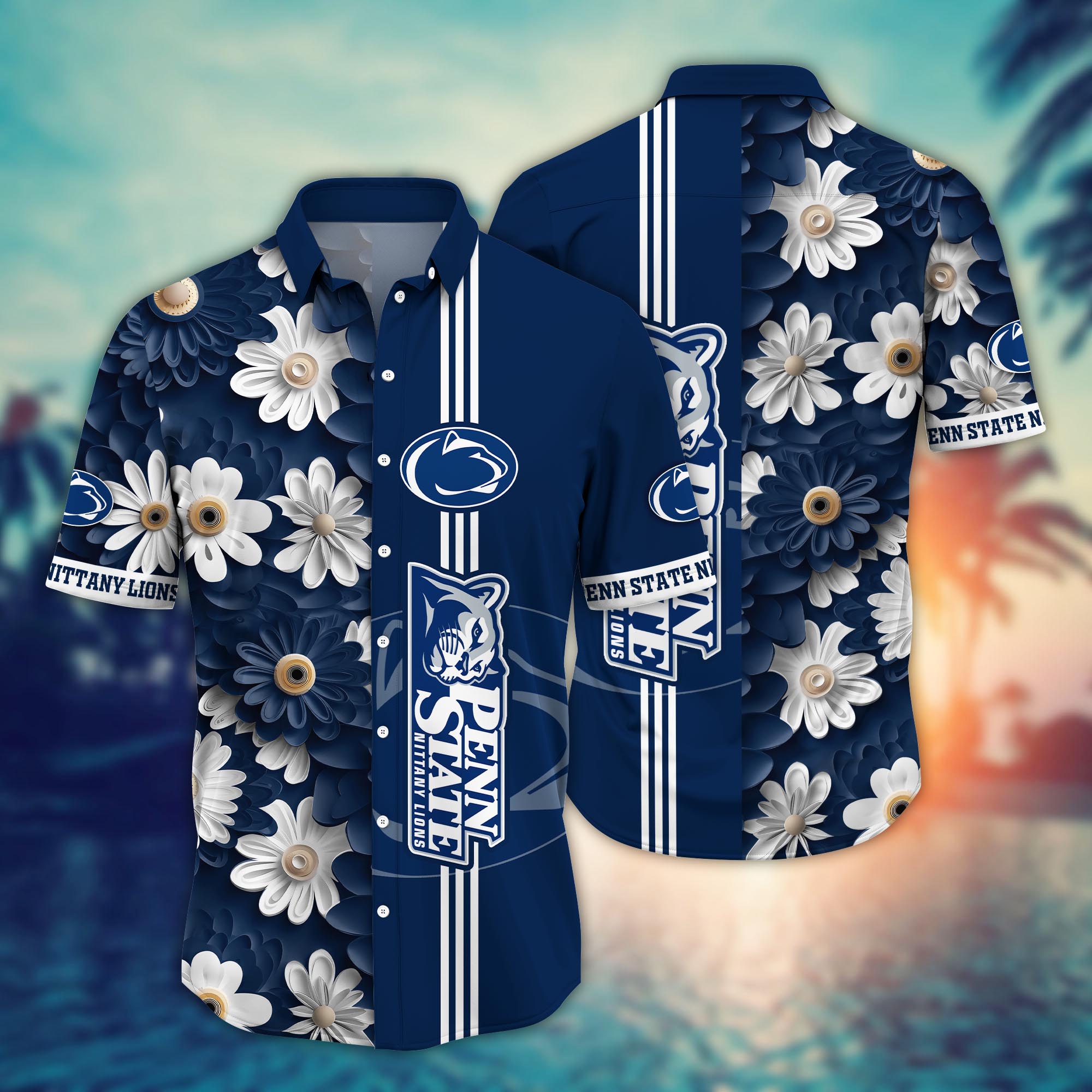 Penn State Nittany Lions NCAA Flower Hawaii Shirt For Fans Ver 26