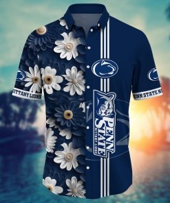 Penn State Nittany Lions NCAA Flower Hawaii Shirt For Fans Ver 26
