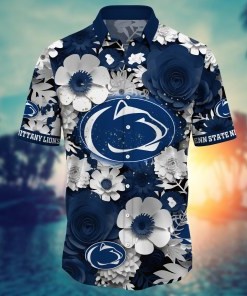 Penn State Nittany Lions NCAA Flower Hawaii Shirt For Fans Ver 27