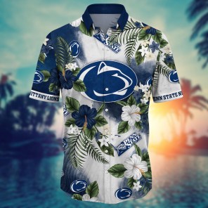 Penn State Nittany Lions NCAA Flower Hawaii Shirt For Fans Ver 30