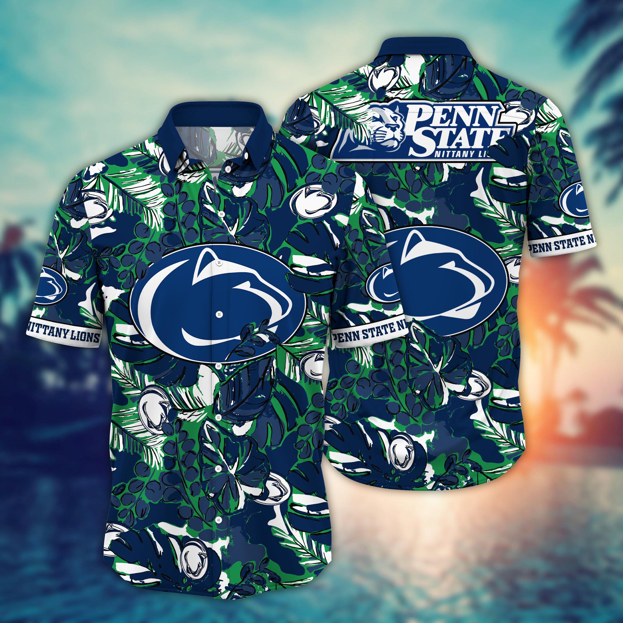 Penn State Nittany Lions NCAA Flower Hawaii Shirt For Fans Ver 31