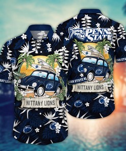 Penn State Nittany Lions NCAA Flower Hawaii Shirt For Fans Ver 34