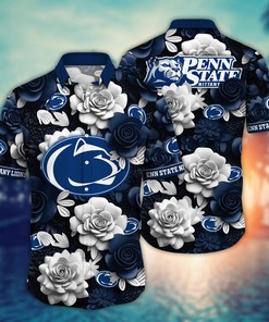Penn State Nittany Lions NCAA Flower Hawaii Shirt For Fans Ver 37