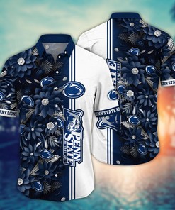 Penn State Nittany Lions NCAA Flower Hawaii Shirt For Fans Ver 5