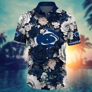 Penn State Nittany Lions NCAA Flower Hawaii Shirt For Fans Ver 7