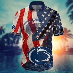 Penn State Nittany Lions NCAA Flower Hawaii Shirt For Fans Ver 9