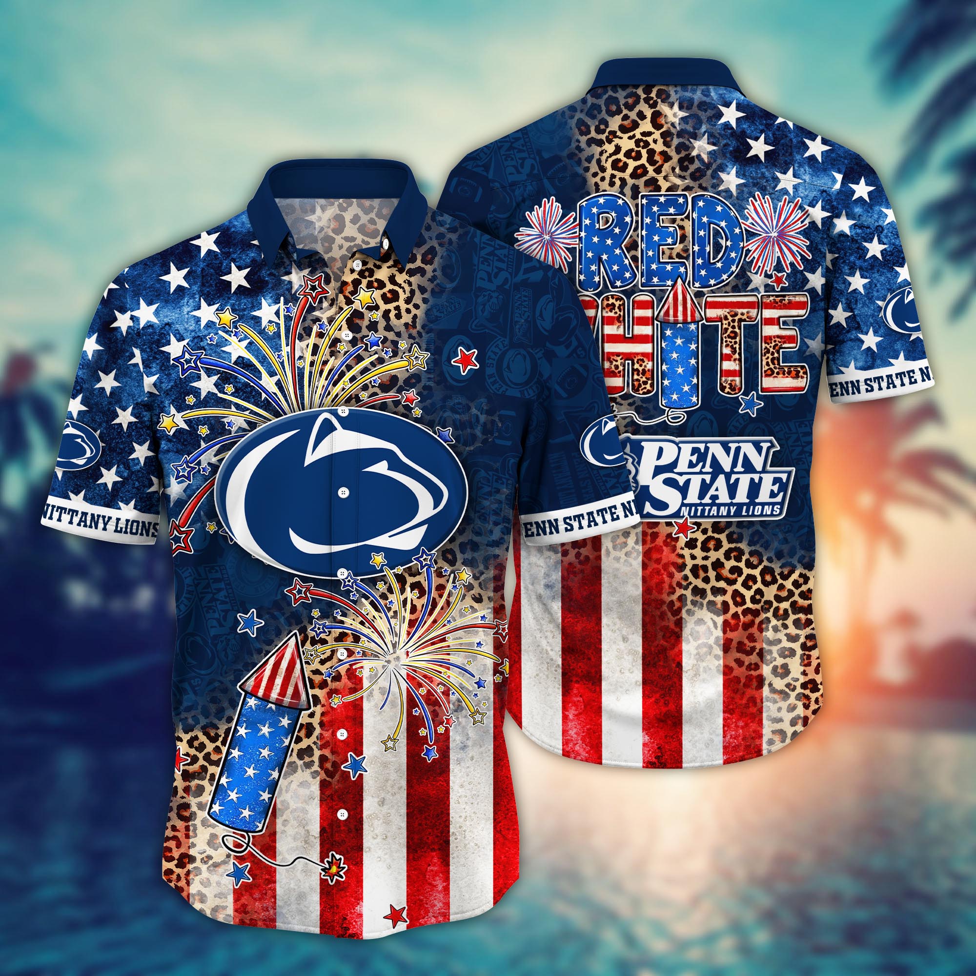 Penn State Nittany Lions NCAA Hawaii Shirt Ver 2