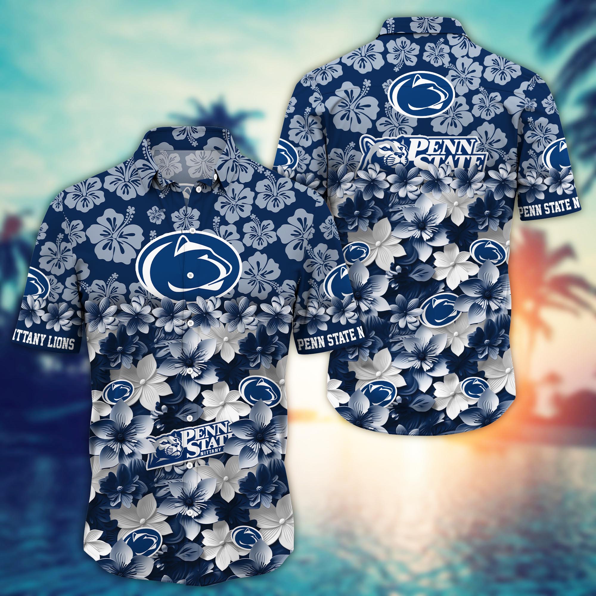 Penn State Nittany Lions NCAA Hawaiian Shirt Gift For Fan