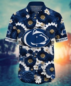 Penn State Nittany Lions NCAA Hawaiian Shirt for This Summer Customize Shirt Any Team
