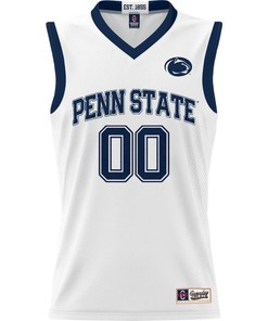 Penn State Nittany Lions NIL Men Basketball Custom Jersey - White