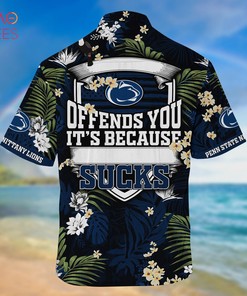 Penn State Nittany Lions Summer Hawaiian Shirts, With Tropical Patterns for Fans