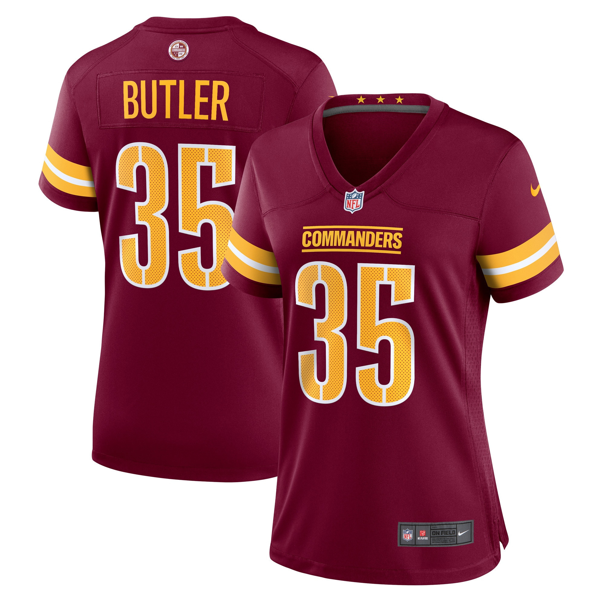 Percy Butler Washington Commanders Womens Player Game Jersey - Burgundy Nfl