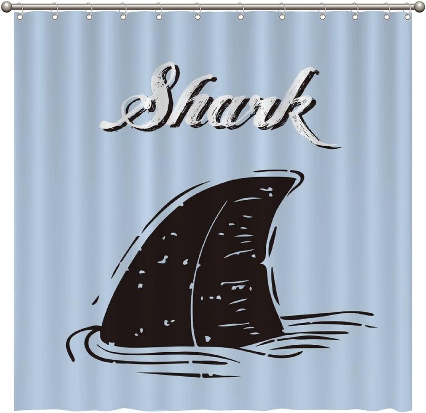 Perfect for Underwater Animal Lovers- Ocean Sharks Shower Curtain featuring Sea Animals by ArogGeld