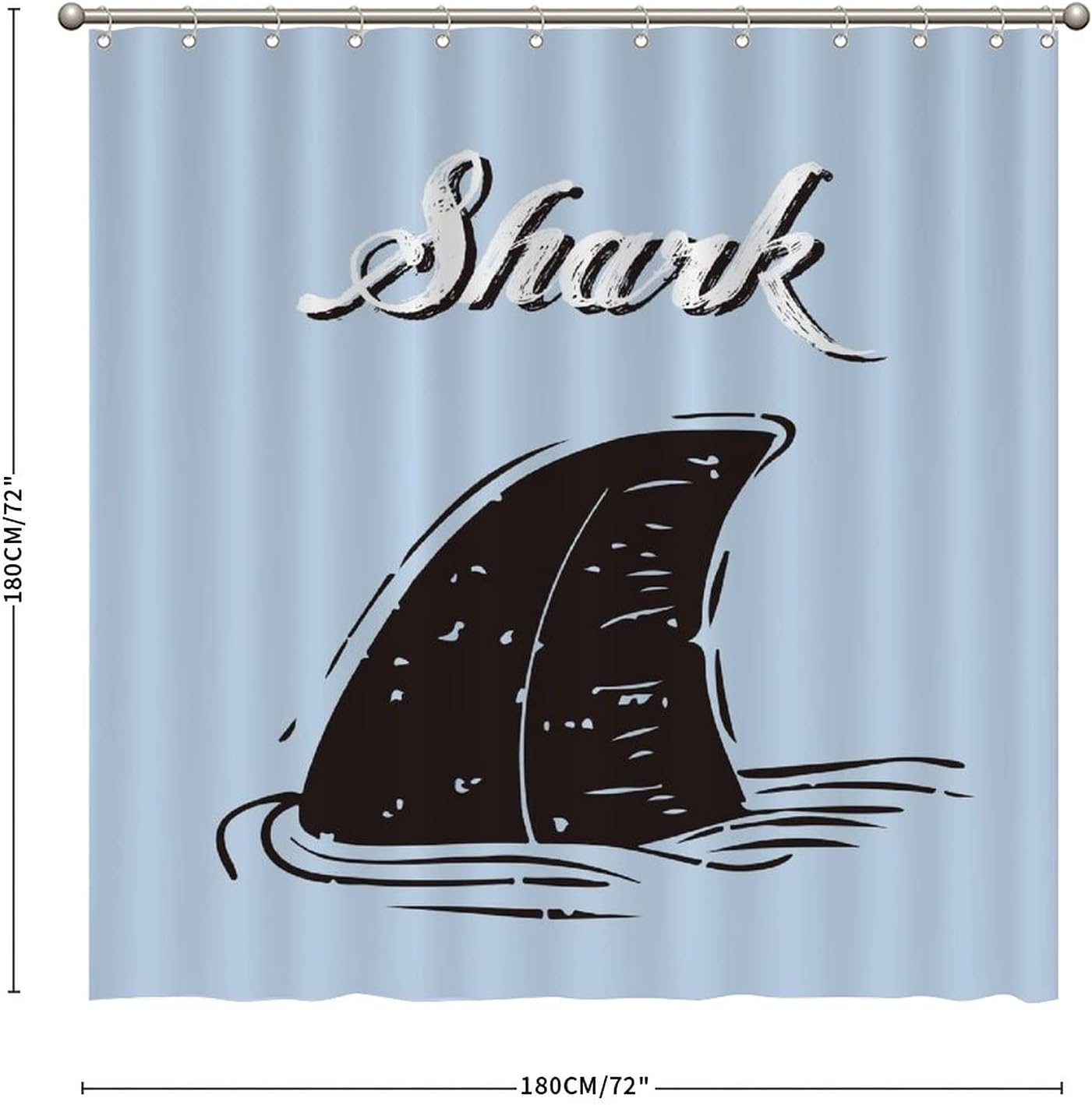 Perfect for Underwater Animal Lovers- Ocean Sharks Shower Curtain featuring Sea Animals by ArogGeld