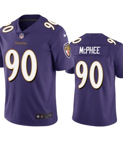 Pernell Mcphee Baltimore Ravens Purple Vapor Limited Jersey