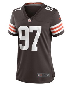 Perrion Winfrey Cleveland Browns Women's Game Player Jersey - Brown