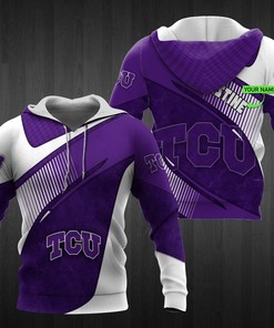 Personalized 3D Hoodie Tcu Horned Frogs Custom Name 3D All Over Printed Hoodie, Or Zip Hoodie
