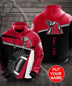 Personalized Alabama Crimson Football Team All Over Print 3D Hoodie