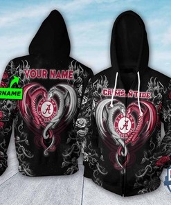 Personalized Alabama Crimson Tide Dragon NCAA 3D Hoodie
