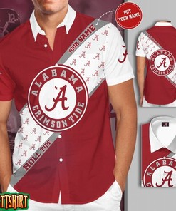 Personalized Alabama Crimson Tide Hawaiian Shirt Ver 2