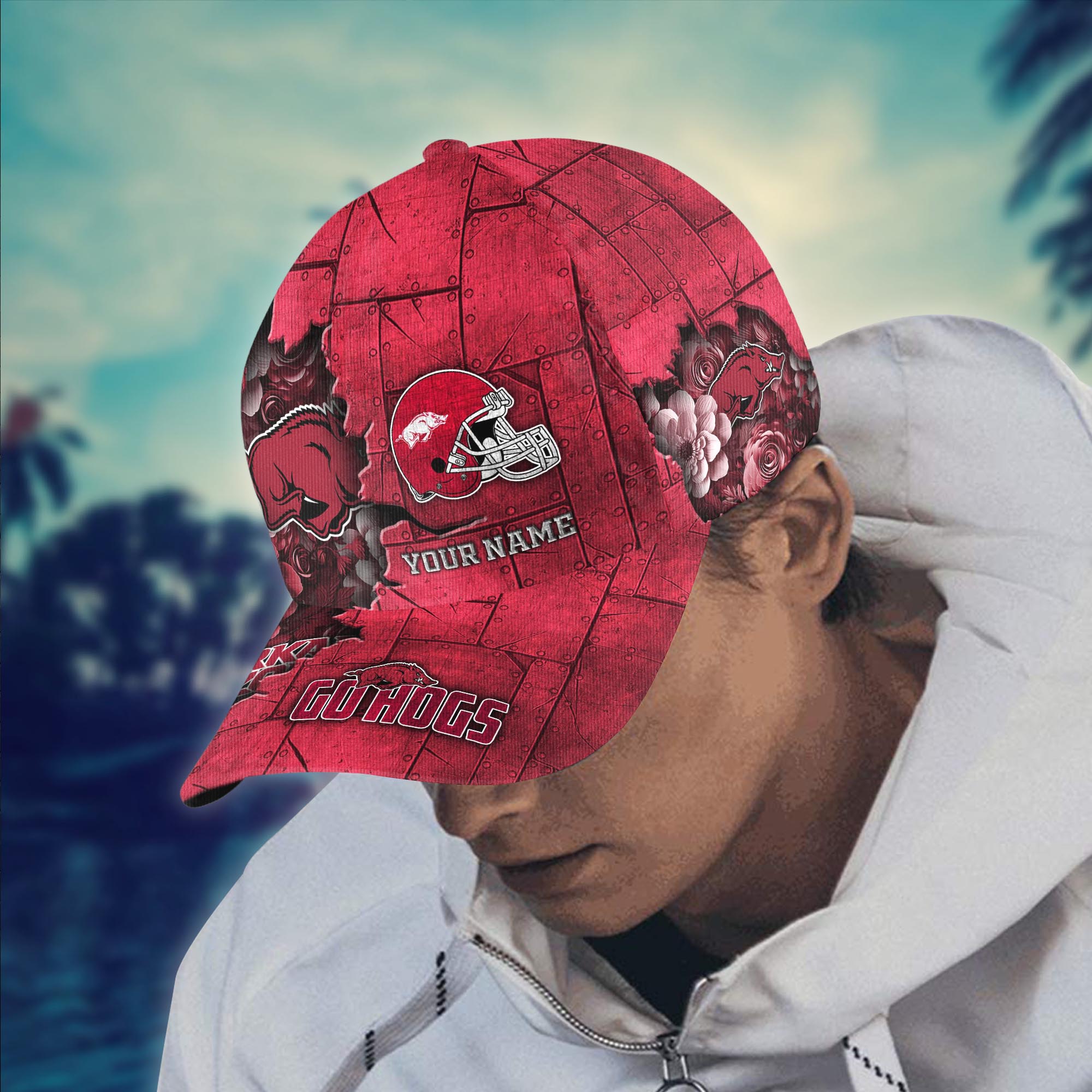 Personalized Arkansas Razorbacks Cap for Fans