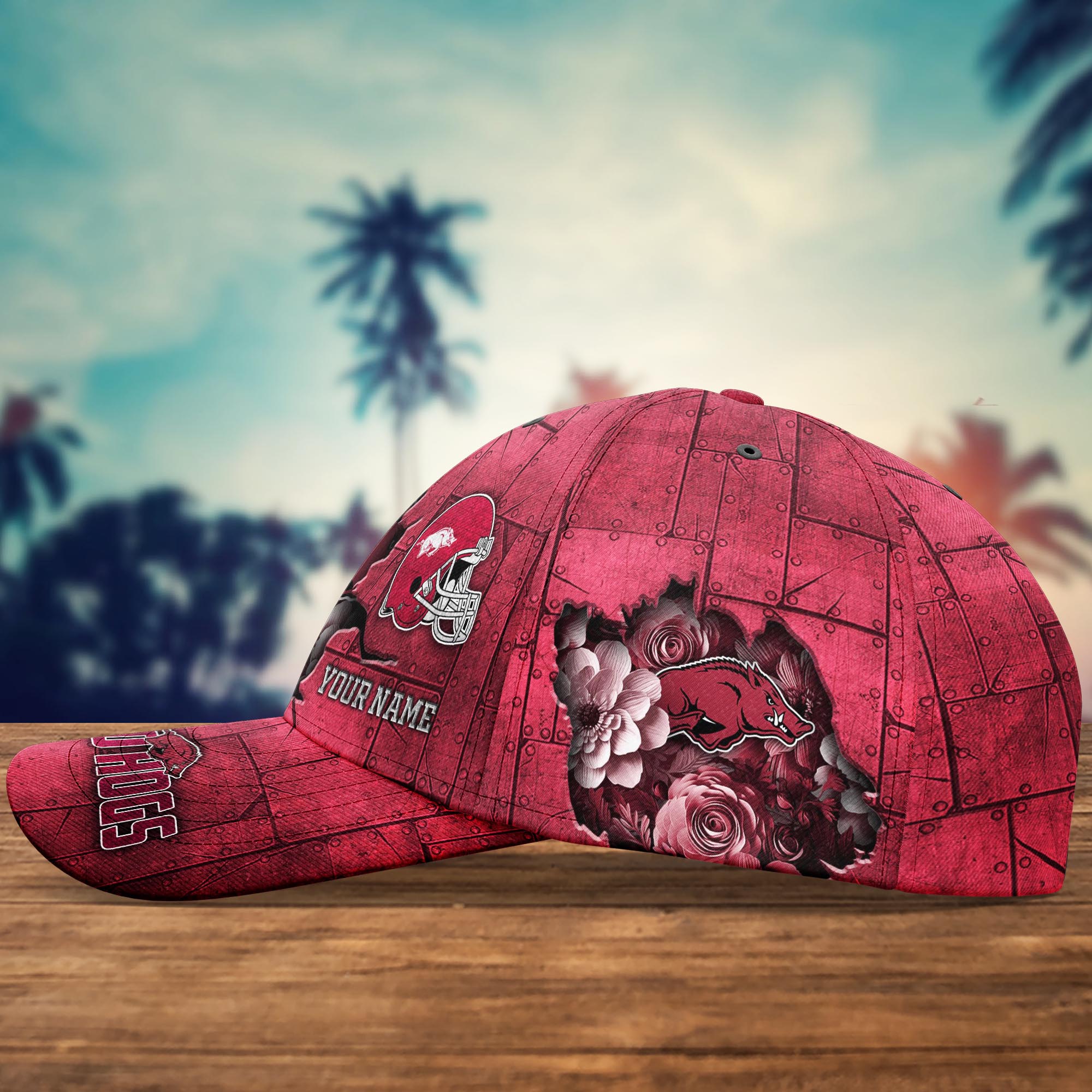Personalized Arkansas Razorbacks Cap for Fans