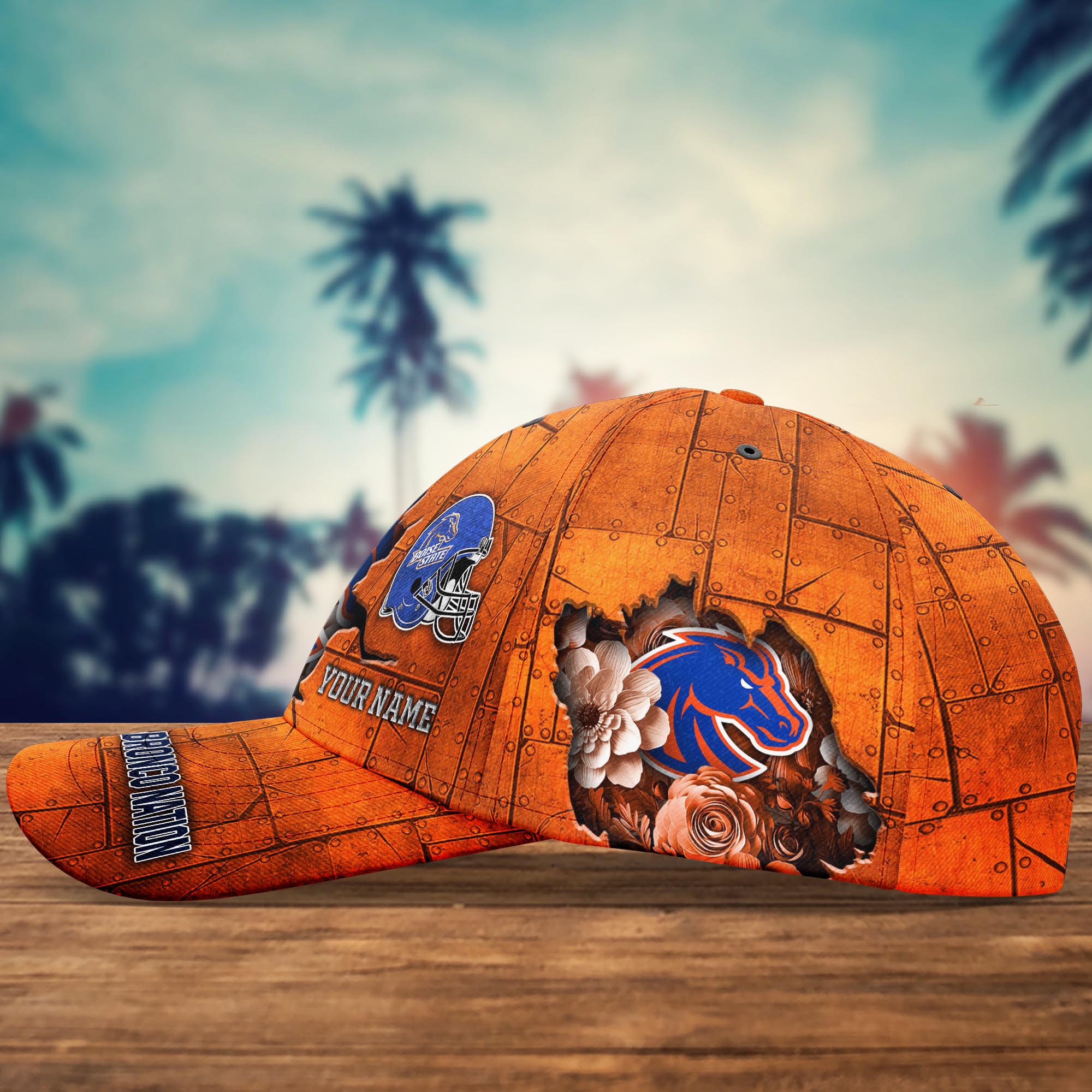 Personalized Boise State Broncos Cap for Fans