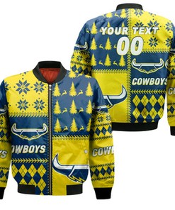 Personalized Cowboys Rugby Christmas 2022 Style Bomber Jacket - LT12