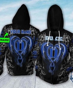 Personalized Duke Blue Devils Dragon NCAA 3D Hoodie