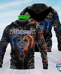 Personalized Florida Gators Dragon NCAA 3D Hoodie