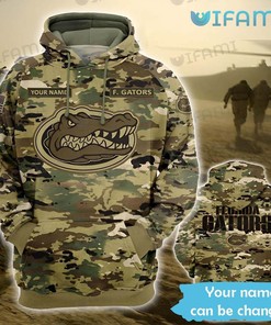 Personalized Florida Gators Hoodie 3D Camo Classic Logo Gators Gift