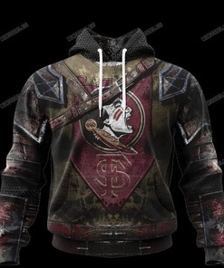 Personalized Florida State Seminoles Custom 3D Warriors Jerseys Hoodie