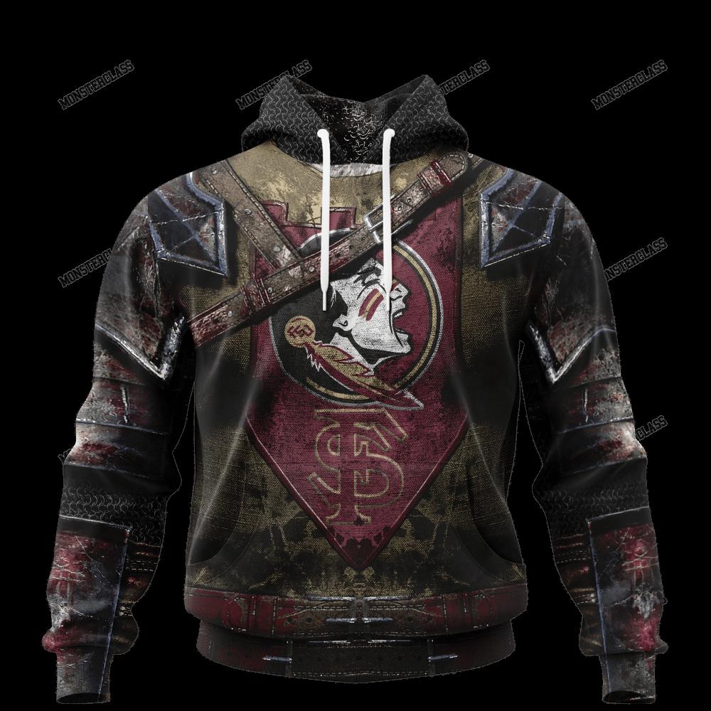 Personalized Florida State Seminoles Custom 3D Warriors Jerseys Hoodie