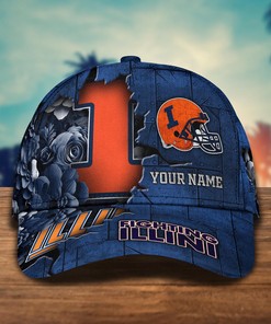 Personalized Illinois Fighting Illini Cap for Fans