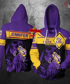 Personalized Lsu Tigers 3D Hoodie All Over Print