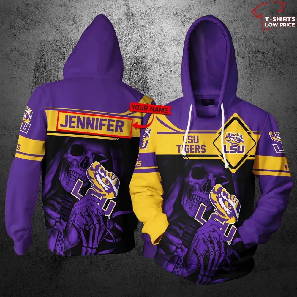 Personalized Lsu Tigers 3D Hoodie All Over Print