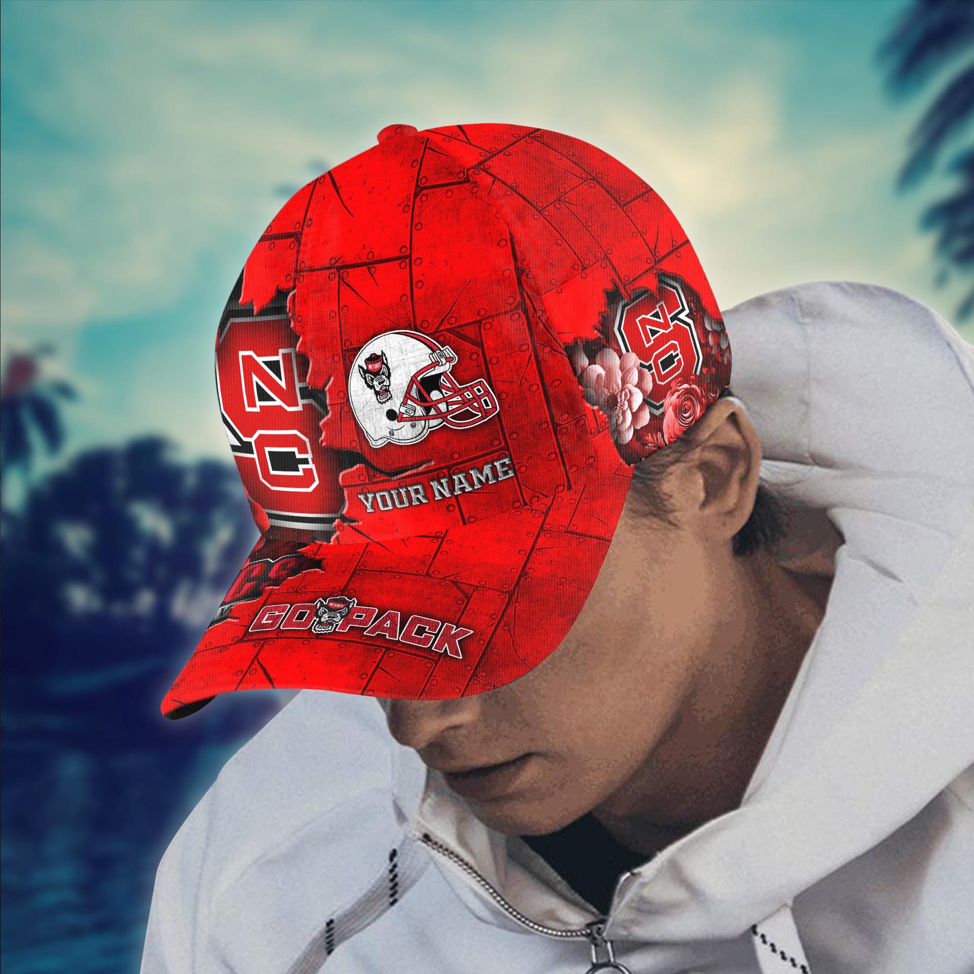 Personalized NC State Wolfpack Cap for Fans