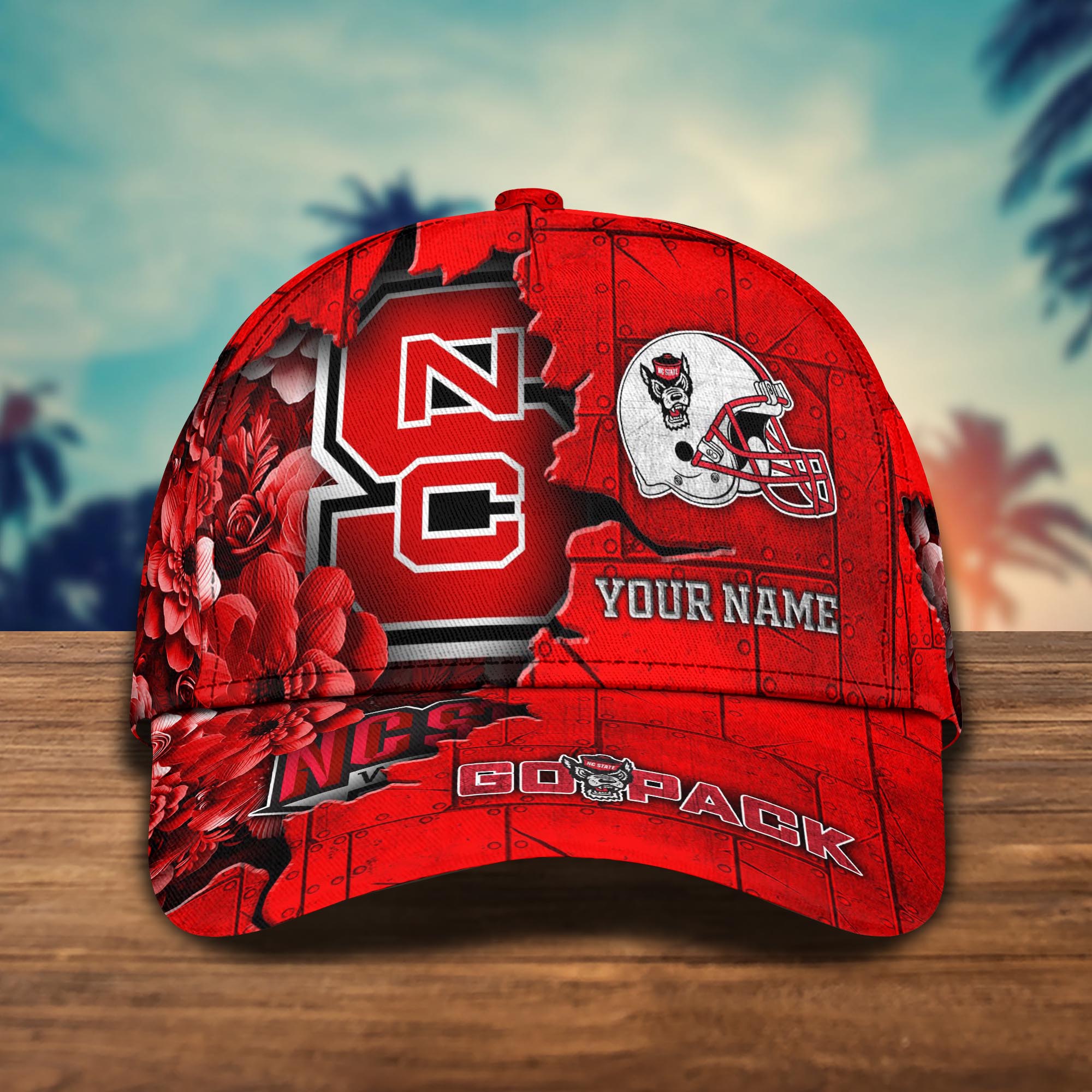 Personalized NC State Wolfpack Cap for Fans