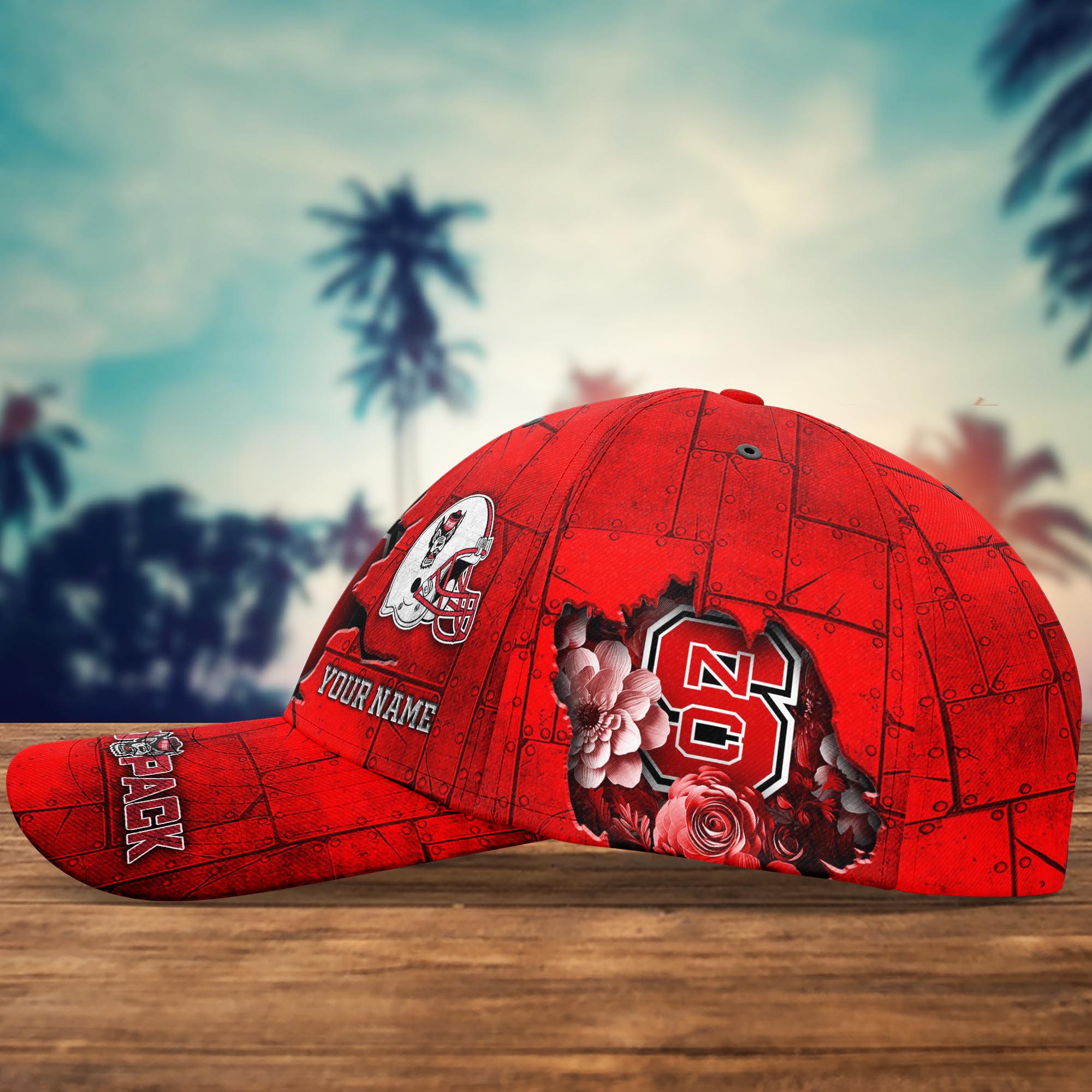 Personalized NC State Wolfpack Cap for Fans