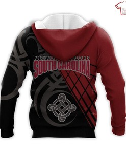 Personalized NCAA South Carolina Gamecocks Celtic Knot 3D Hoodie