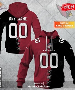 Personalized NFL Arizona Cardinals Mix Jersey Special Design Hoodie 3D