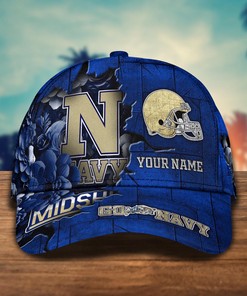 Personalized Navy Midshipmen Cap for Fans