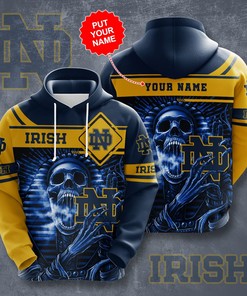 Personalized Notre Dame Fighting Irish Custom Hoodie 3D