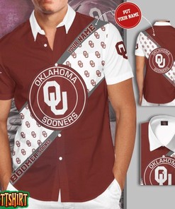 Personalized Oklahoma Sooners Hawaiian Shirt for Men