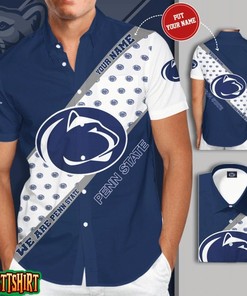 Personalized Penn State Nittany Lions Hawaiian Shirt for Men