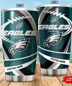 Personalized Philadelphia Eagles Custom Name Tumbler for True Enthusiasts
