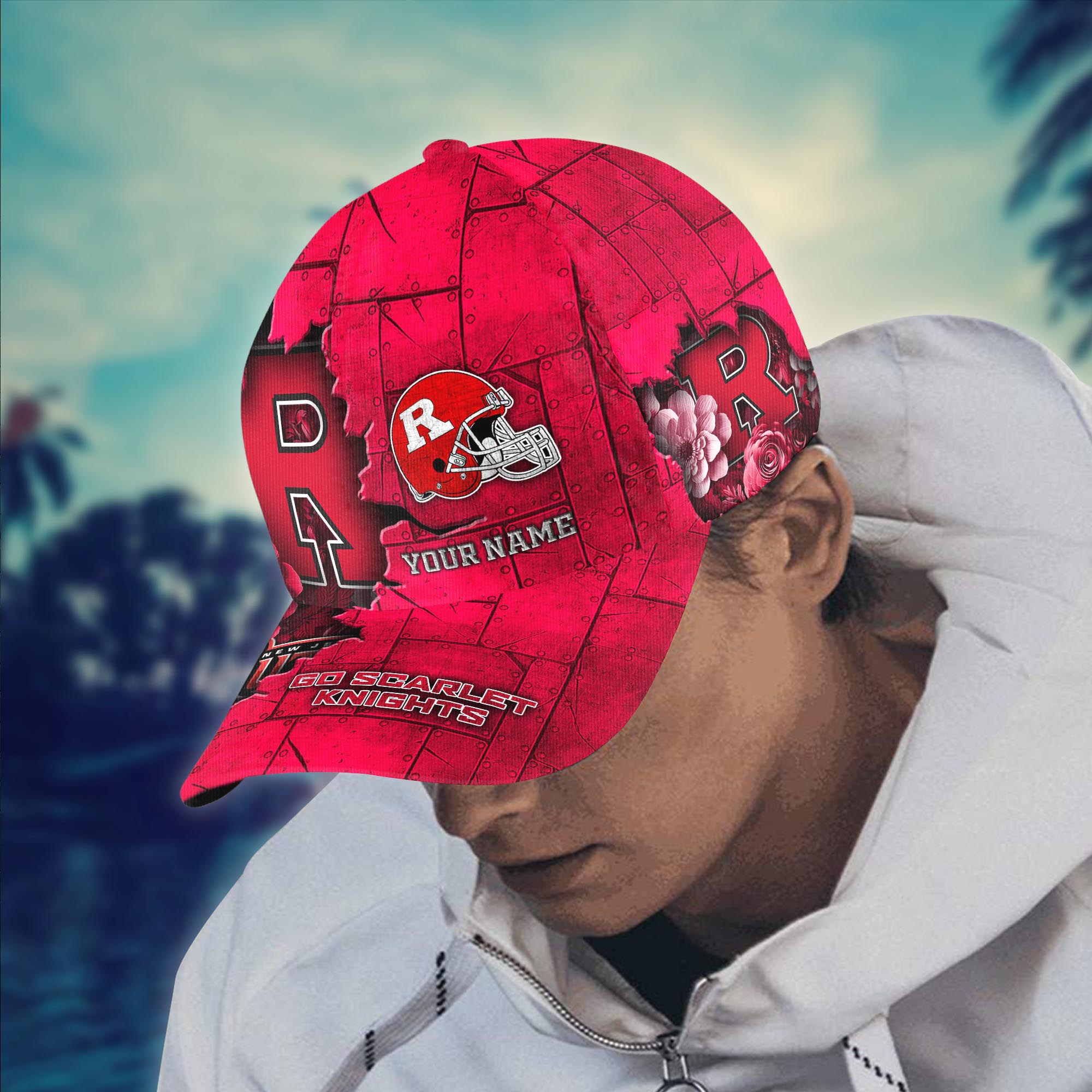 Personalized Rutgers Scarlet Knights Cap for Fans