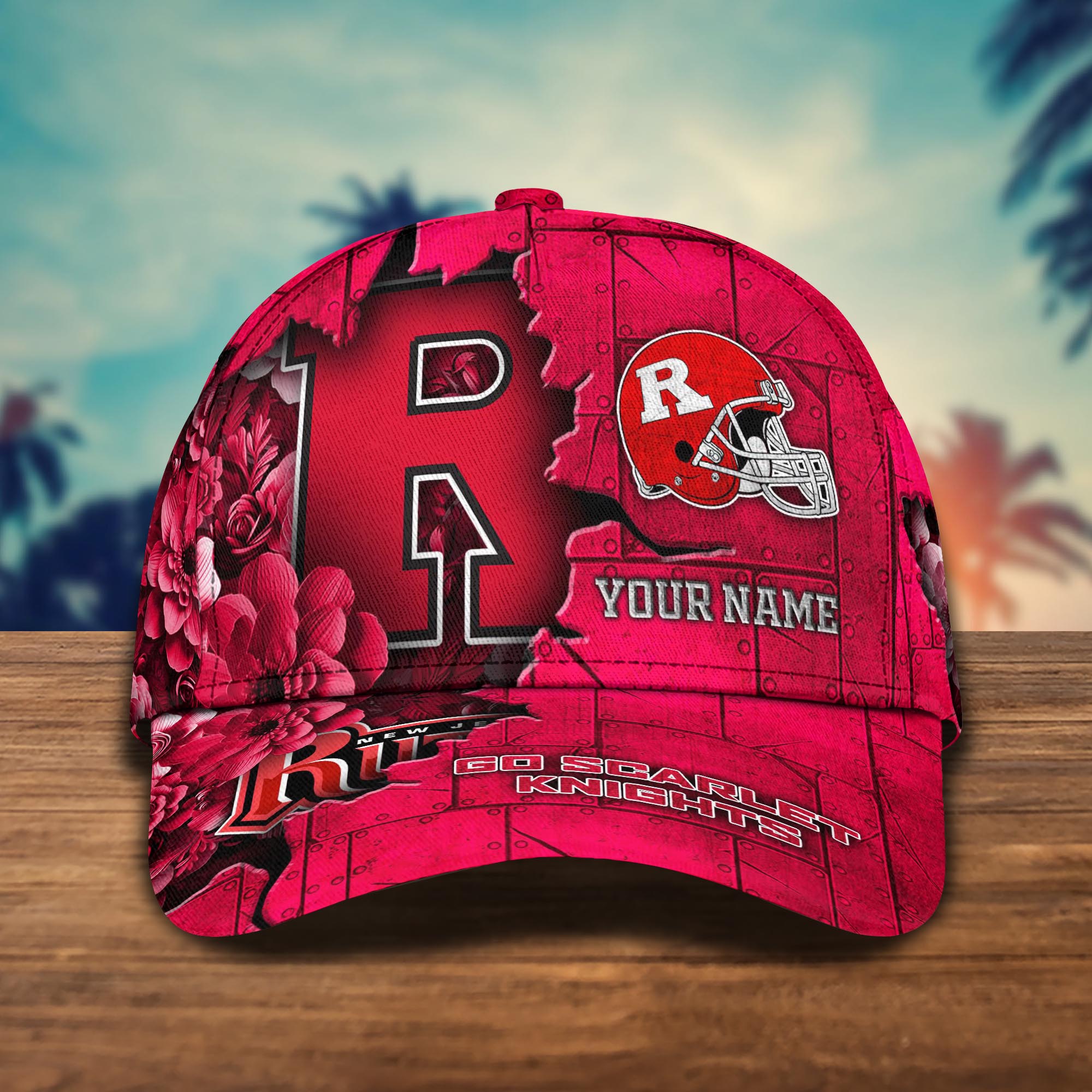 Personalized Rutgers Scarlet Knights Cap for Fans